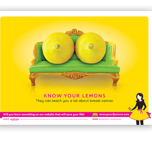 «Know Your Lemons»: η έξυπνη αφίσα κατά του καρκίνου του μαστού