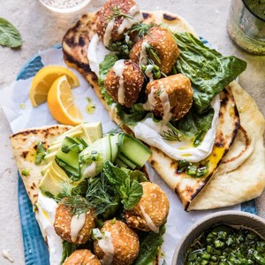 Φαλάφελ με ταχίνι και ginger 