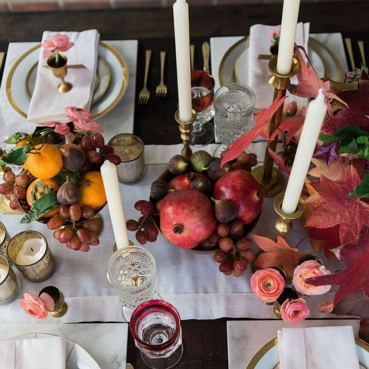 10 συνδυασμοί για να διακοσμήσεις υπέροχα το τραπέζι σου την Ημέρα των Ευχαριστιών