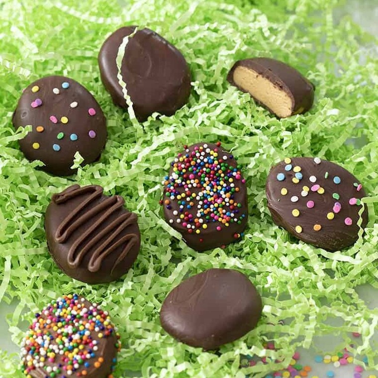 Γλυκάκια με σοκολάτα και φυστικοβούτυρο