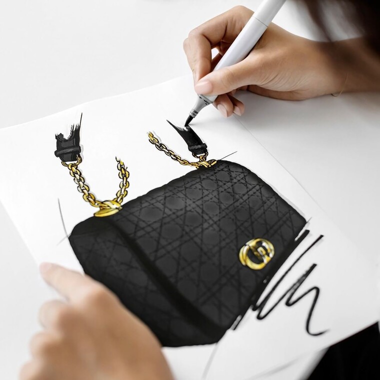 Βήμα βήμα η δημιουργία της νέας Caro Handbag του οίκου Dior