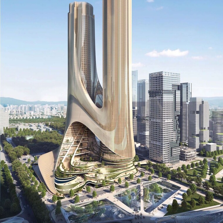 Οι Zaha Hadid Architects σχεδιάζουν έναν φουτουριστικό πύργο στο Hong Kong